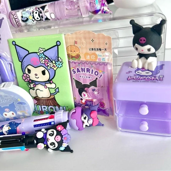 💜(KUR332) Kuromi Adorable 12-Piece Pencil Case Fun Bundle! - Picture 4 of 5